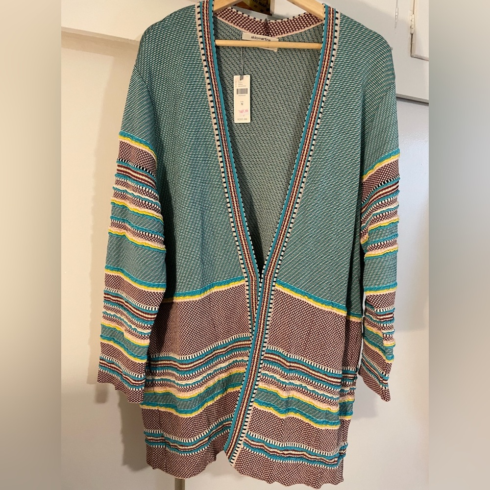 Aldo Martin long knit sweater size medium